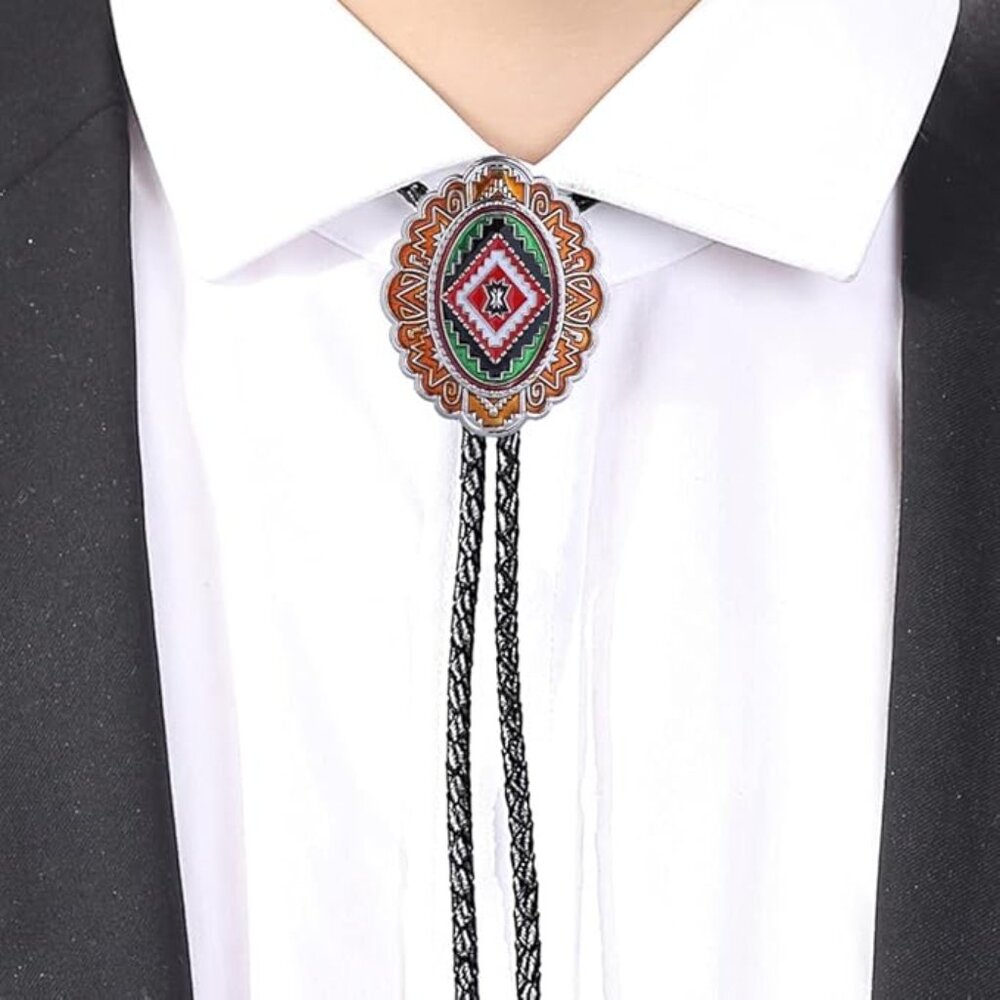 Natural Stone Bolo Tie
